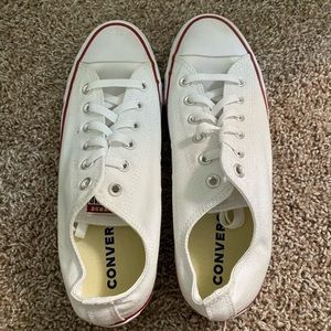 Brand new white converse